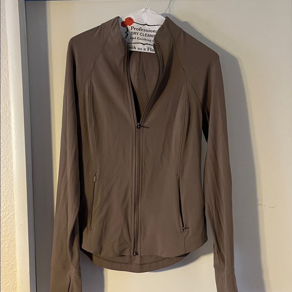 Athleta Utility Jacket in Taupe